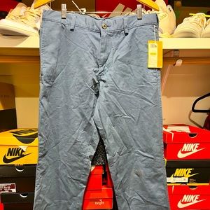 Men's Gray/blue Haggar chino Dress Pants Size 32" Waist X 32" Inseam NWT